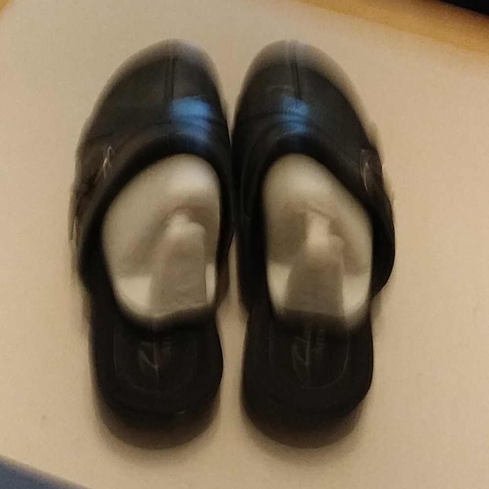 Clark's Navy Slip on shoes